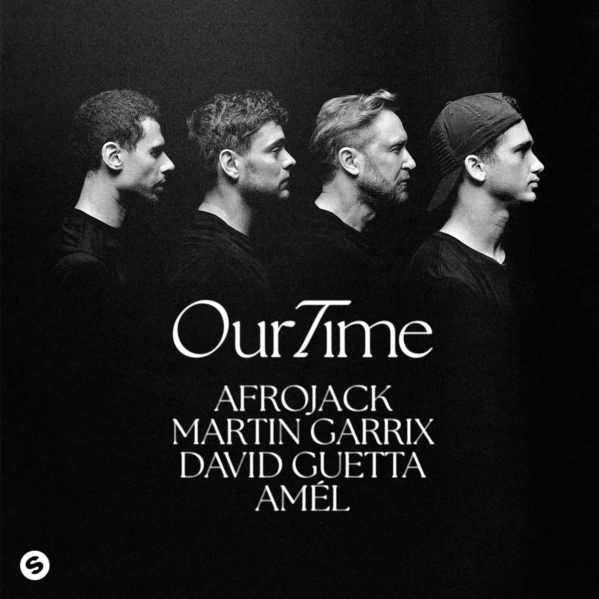 Martin Garrix Our Time single cover with Afrojack, David Guetta and Amél