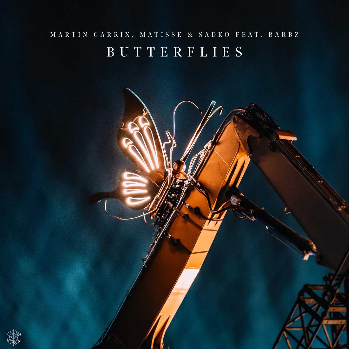 Martin Garrix Butterflies single cover with Matisse & Sadko and BARBZ